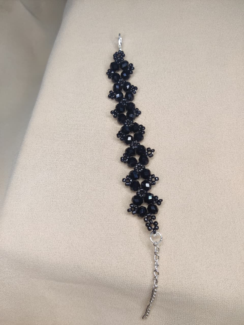 Black crystal bracelet