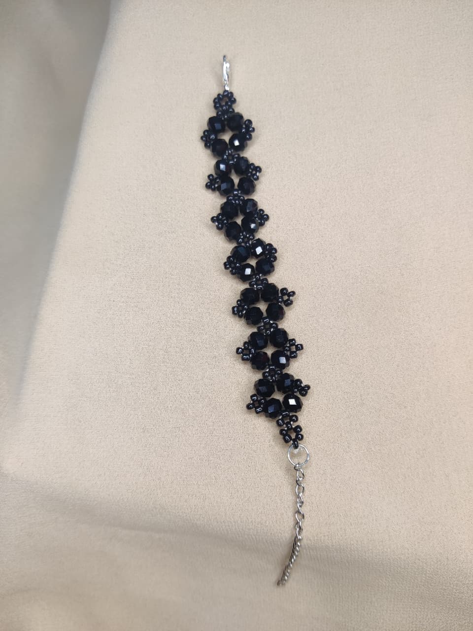 Black crystal bracelet