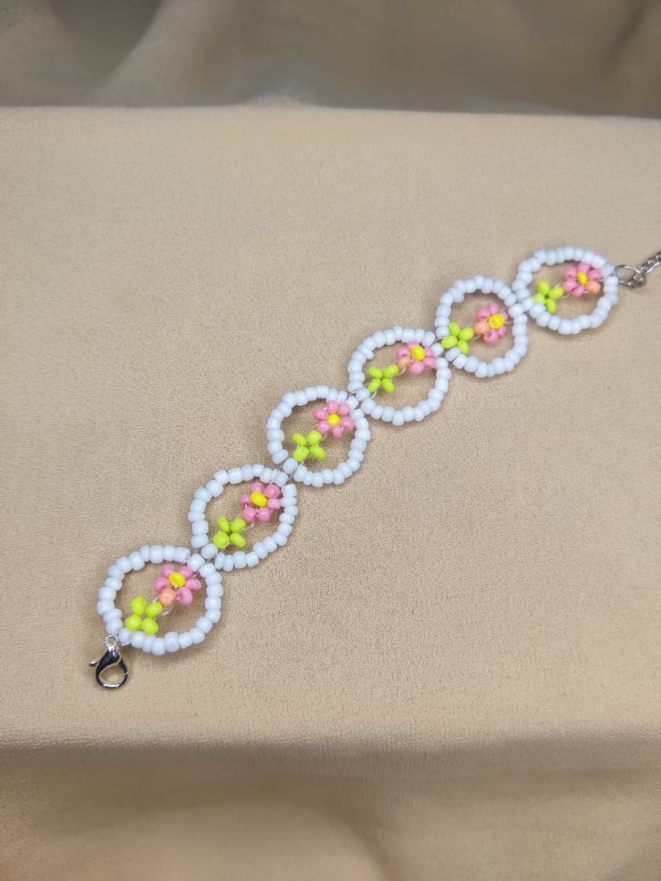 Pastel bloom Flower Bracelet