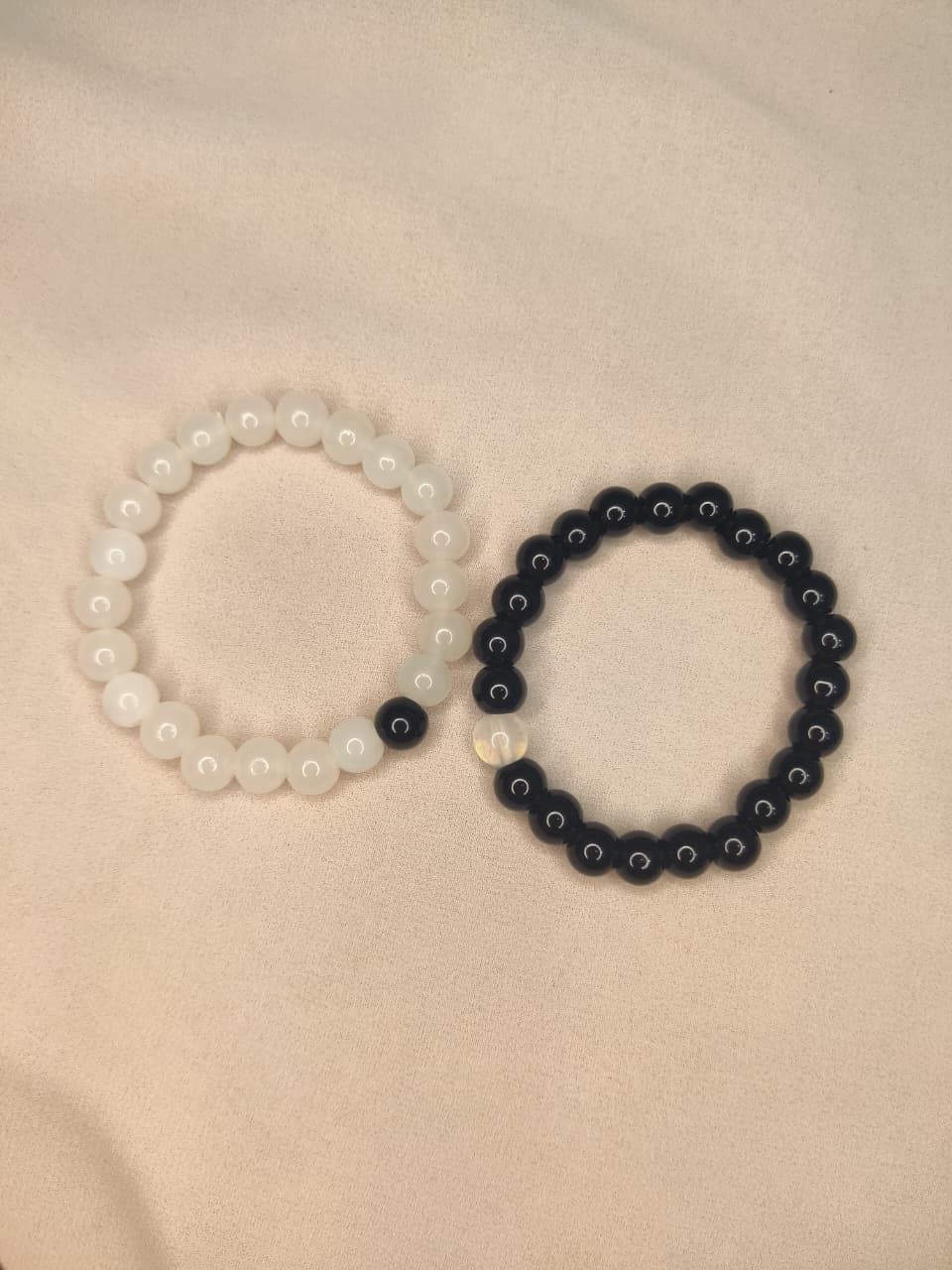 Black & White Matching Pair Bracelet