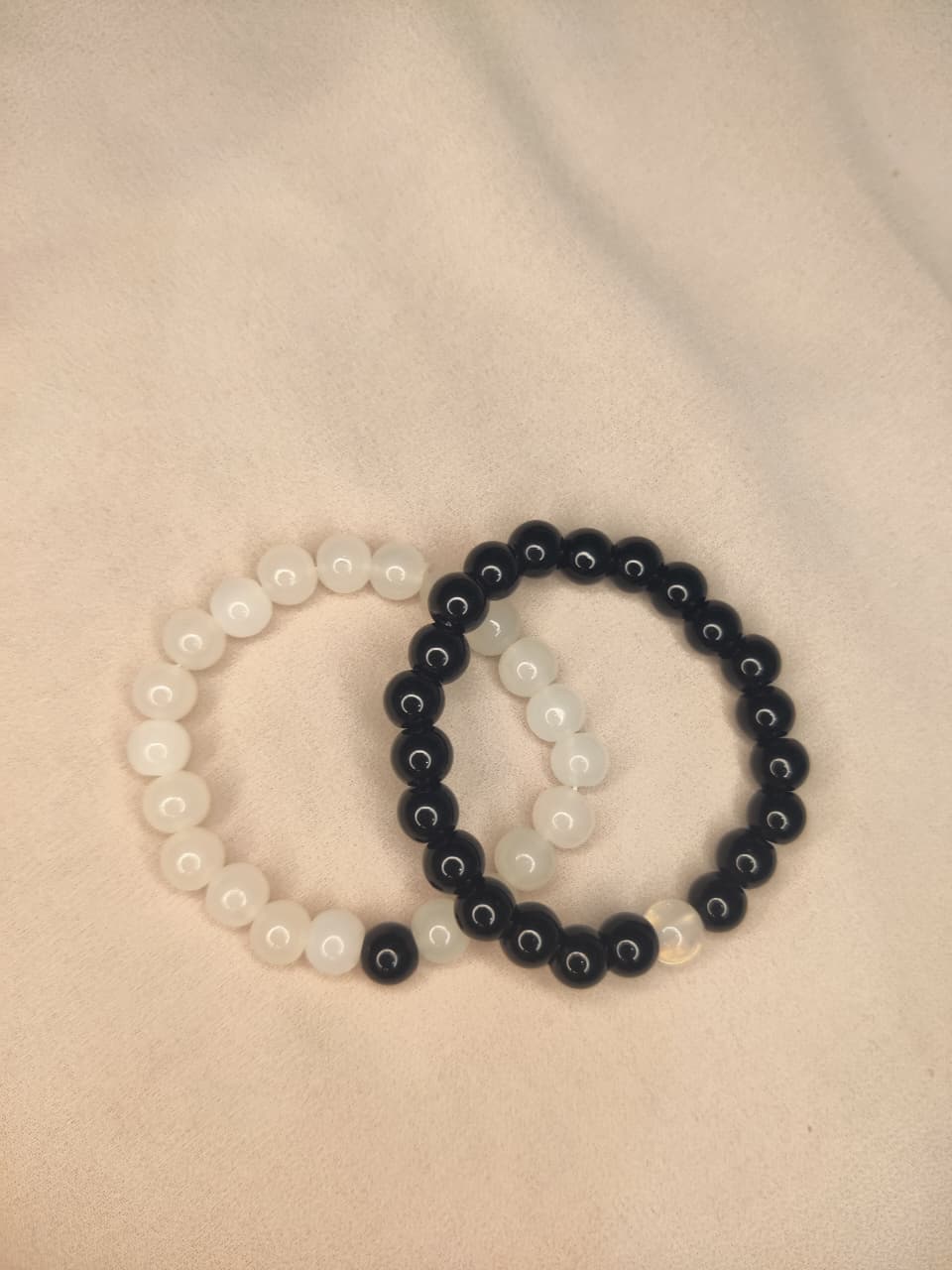 Black & White Matching Pair Bracelet