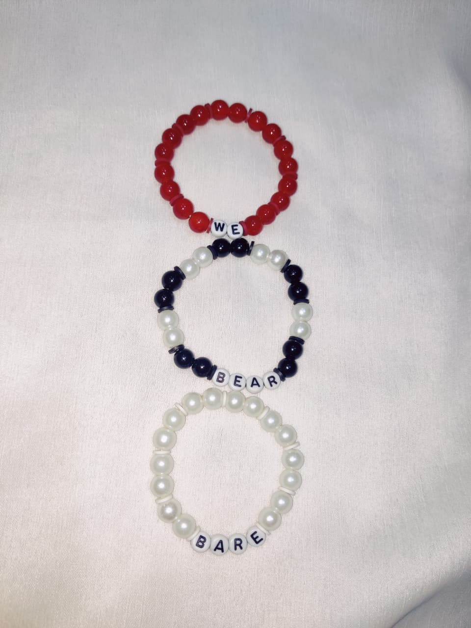 We Bare Bears Trio Bracelets