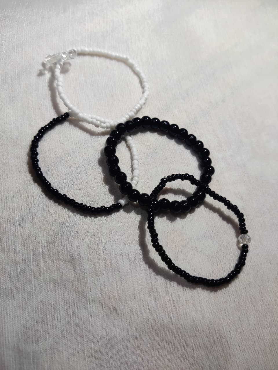 Black and white stack