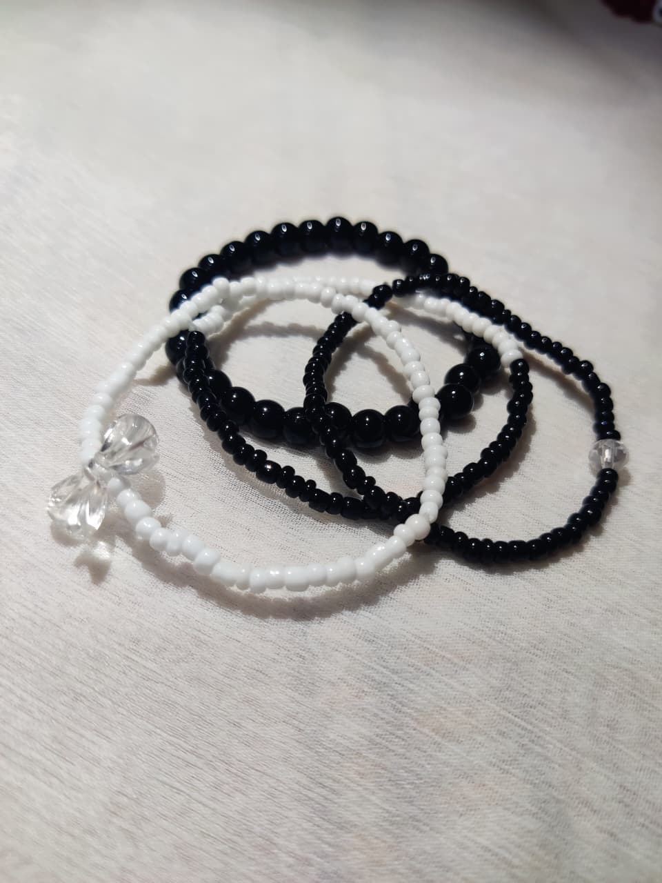 Black and white stack