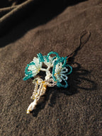 Blue Flower Bouquet phone Charm