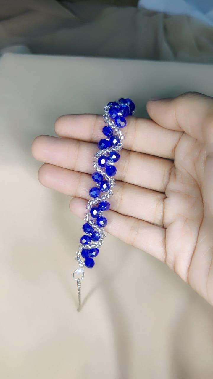 Oceanic Blue Waves Bracelet