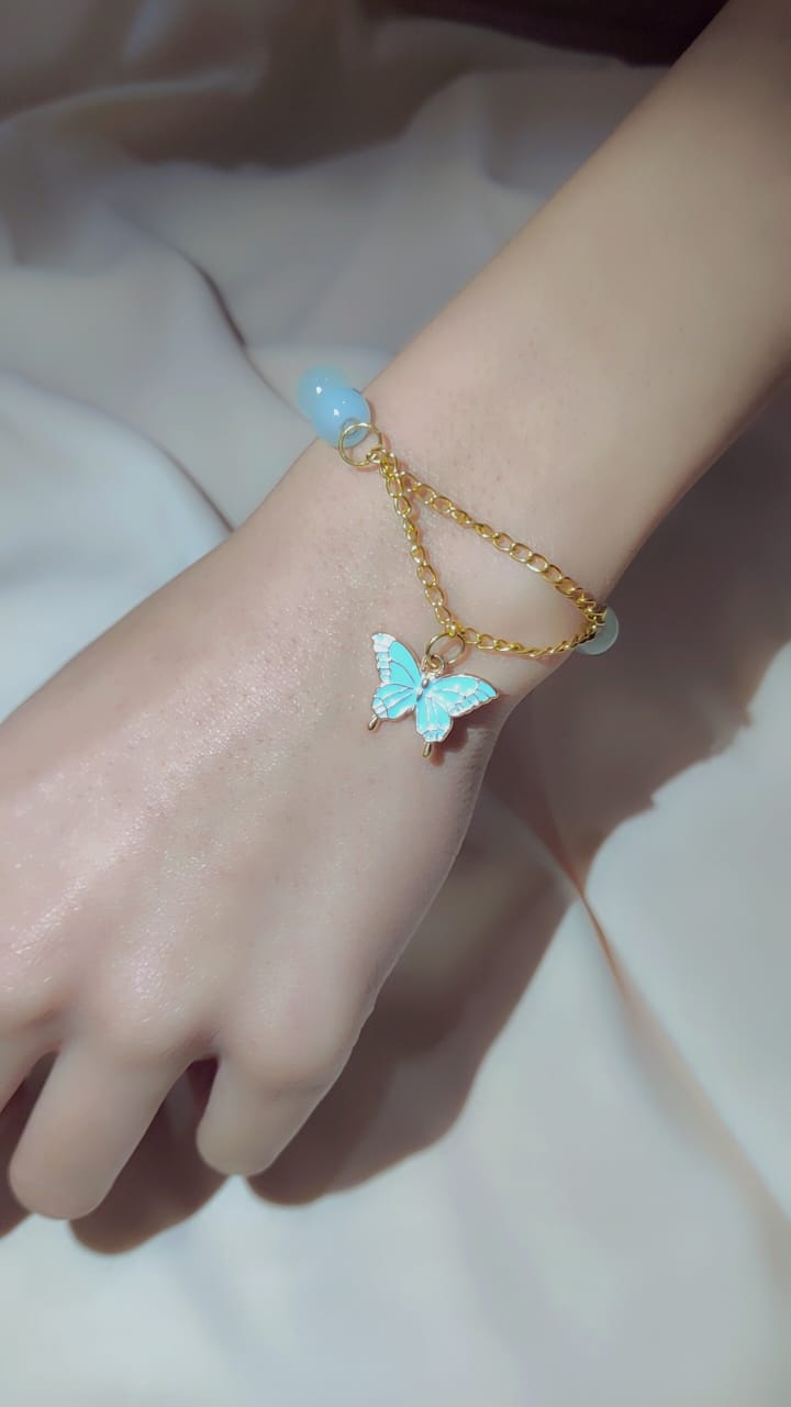 Blue Butterfly Bracelet