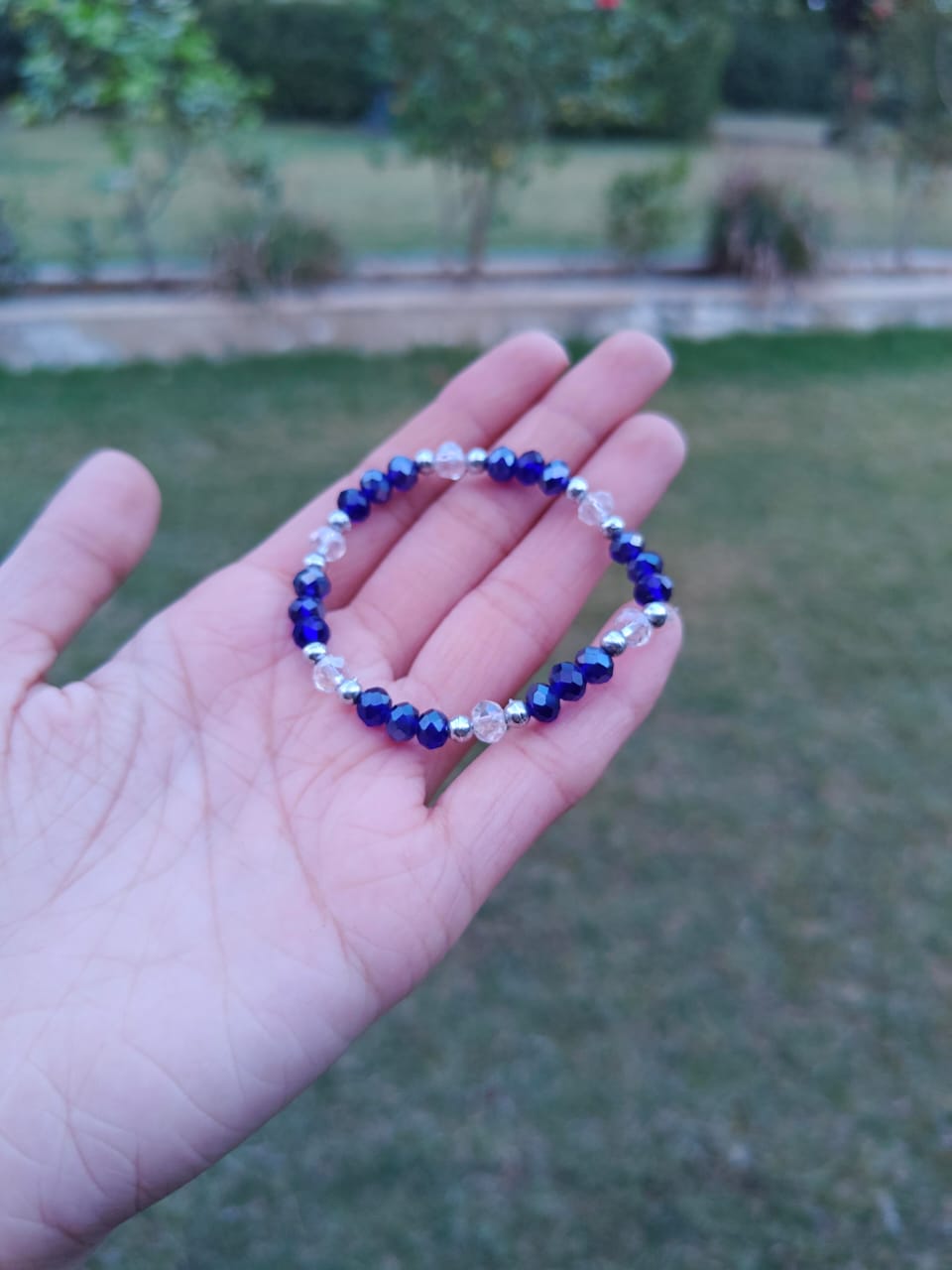 Matching crystal bracelet Pair