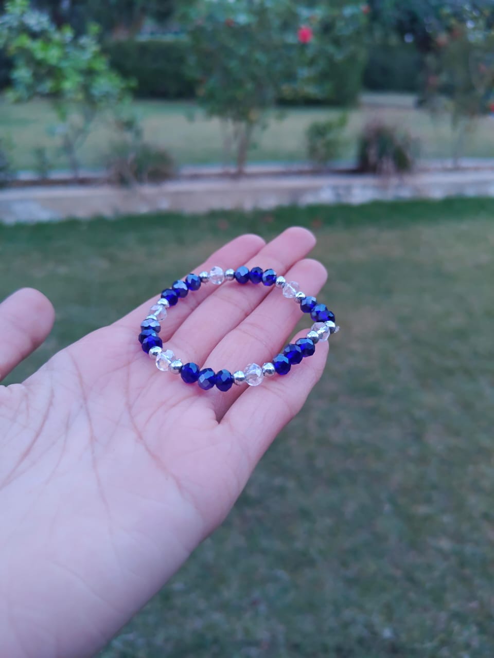 Matching crystal bracelet Pair