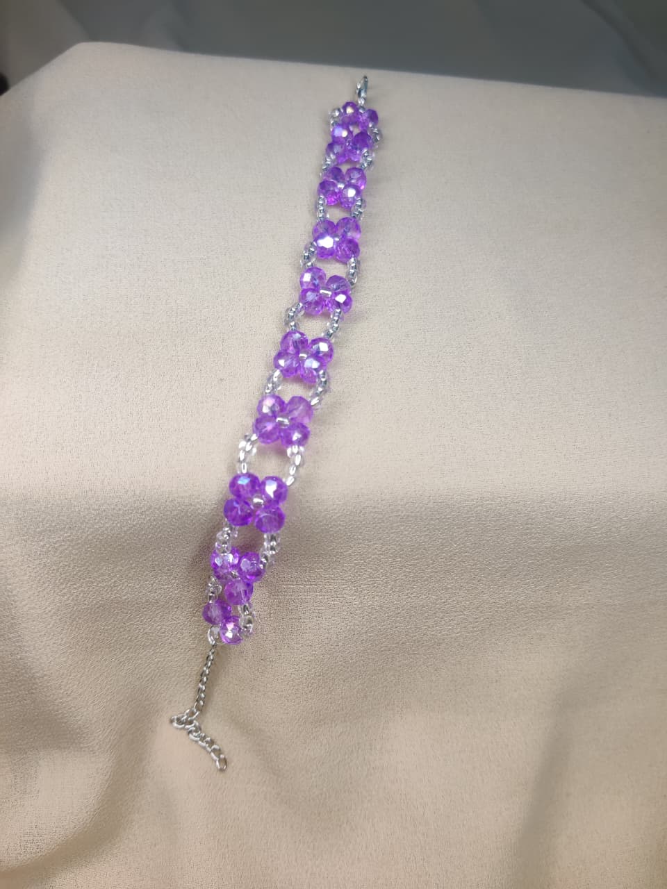 Crystal Bloom Flower Bracelet