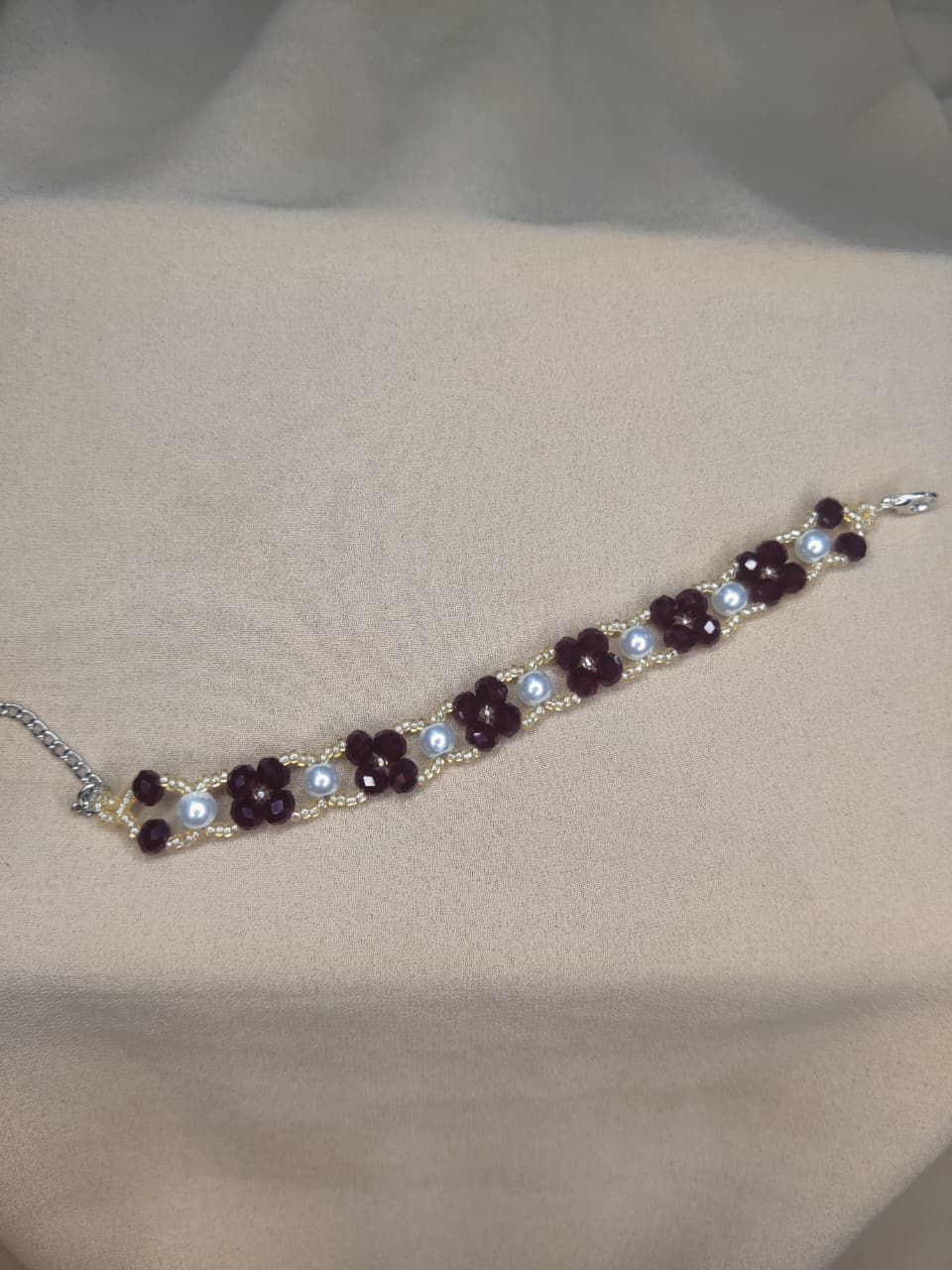 Crimson Pearl Luxe Bracelet
