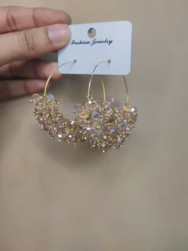 Crystal Bali hoop