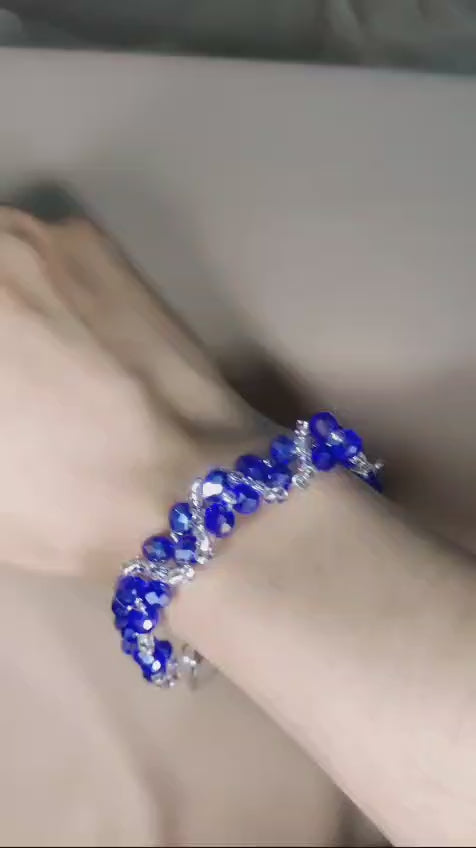 Oceanic Blue Waves Bracelet