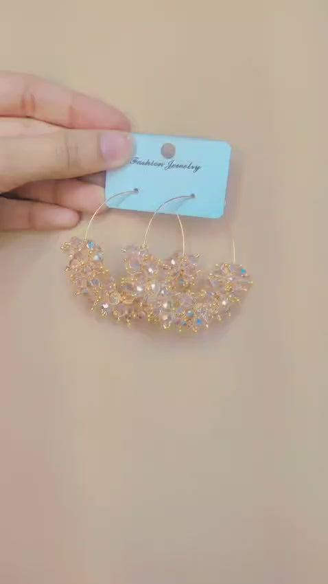 Crystal Bali hoop
