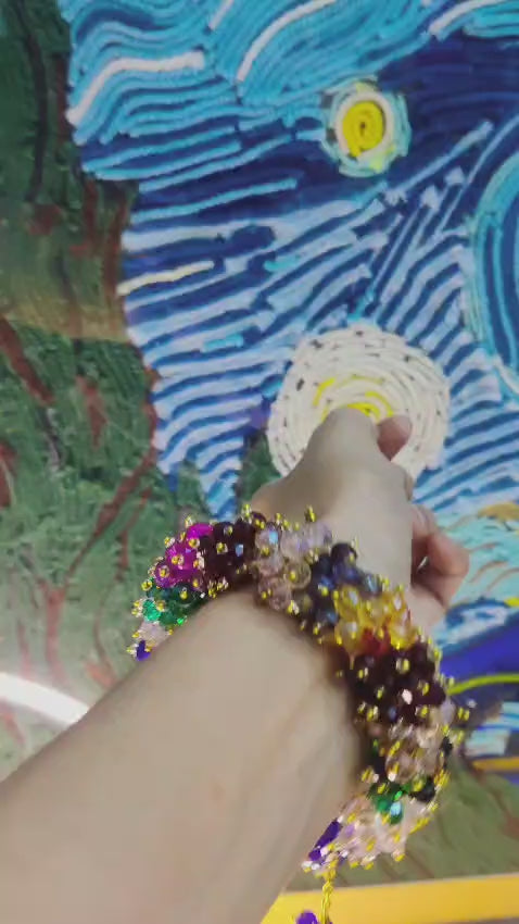 Multicolor Gajra Bracelet