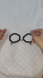 Spider Magnet Heart Pair Bracelets