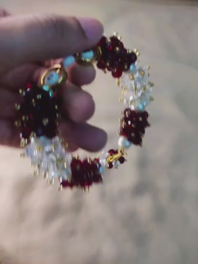 Initail Gajra Bracelet