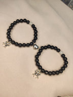 Spider Magnet Heart Pair Bracelets